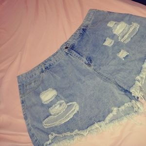 Jean shorts